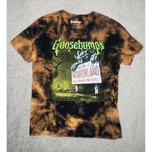 Goosebumps "Welcome to Horrorland" Tie Dye T-Shirt Mens Large‎